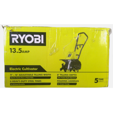 OB RYOBI 16" 13.5 Amp Corded Cultivator - RYAC701.
