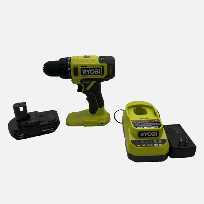 Ryobi PCL206K1 18V 1/2" Drill/Driver Kit - Includes 1.5Ah Battery & Charger USED.