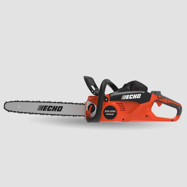 ECHO DCS-5000 18" Chainsaw 56V with 5.0 AMP Battery and Charger USED.