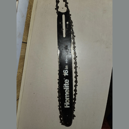 HOMELITE 16" BAR & CHAIN UT43123 USED.