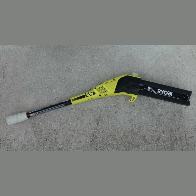 RYOBI RY40051 40V Cordless 10" Pole Chain Saw ATTACHMENT ONLY USED