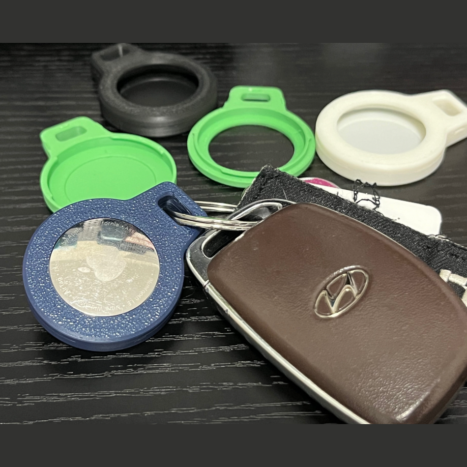 3D Printed AirTag Keychain holder (all colors).