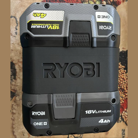 3D Printed Ryobi Battery Stacker 18 Volt Battery