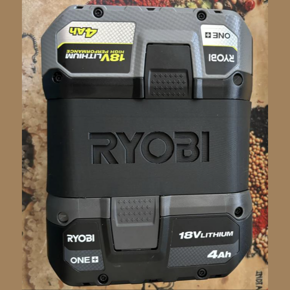 3D Printed Ryobi Battery Stacker 18 Volt Battery