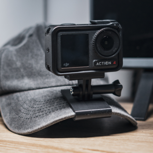 3d Printed Hat Holder for DJI / GoPro