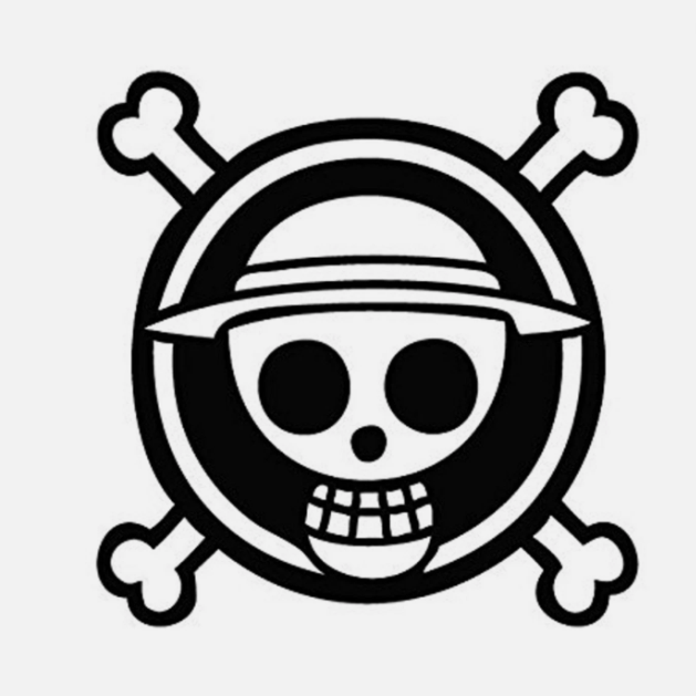 Decal Vinyl Truck Car Sticker - Anime One Piece Skull And Crossbones