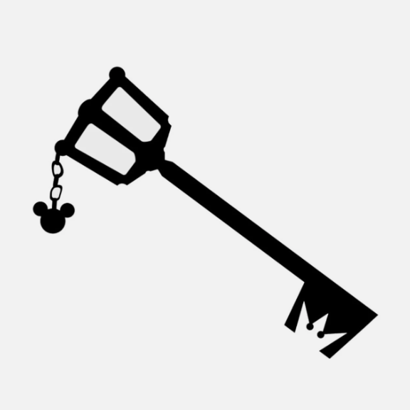 Vinyl Decal Truck Car Sticker Laptop - Kingdom Hearts Keyblade