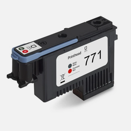 HP Designjet Z6200 HP 771 Black and Red Printhead Print Head USED