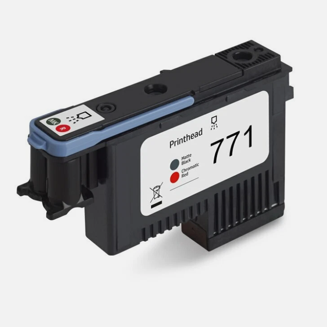 HP Designjet Z6200 HP 771 Black and Red Printhead Print Head USED