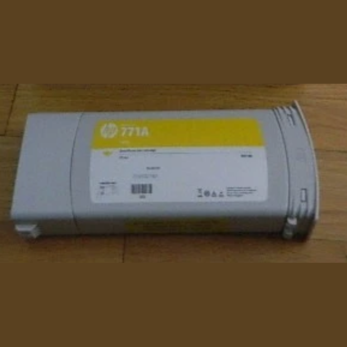 Genuine HP 771A Yellow Ink Cartridge B6Y18A USED 68 kg Total Weight