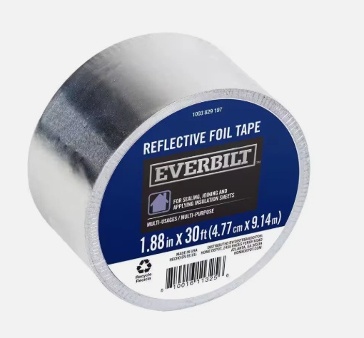 Everbilt 1.88 In. X 30 Ft. Reflective Foil Tape for Radiant Barrier (2-Pack) NEW