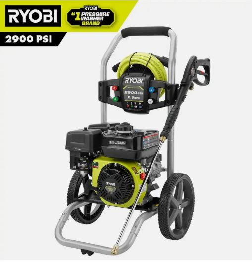 RYOBI 2900 PSI 2.5 GPM Cold Water Gas Pressure Washer with 212Cc Engine OPEN BOX