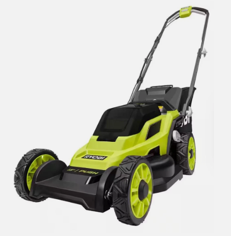 RYOBI Lawn Mower 8V 13 in. Push Lawn Mower With Bag (Tool Only) OPEN BOX