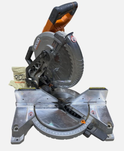 RIDGID Miter Saw R4113 10" Dual Bevel Compound Miter Saw USED