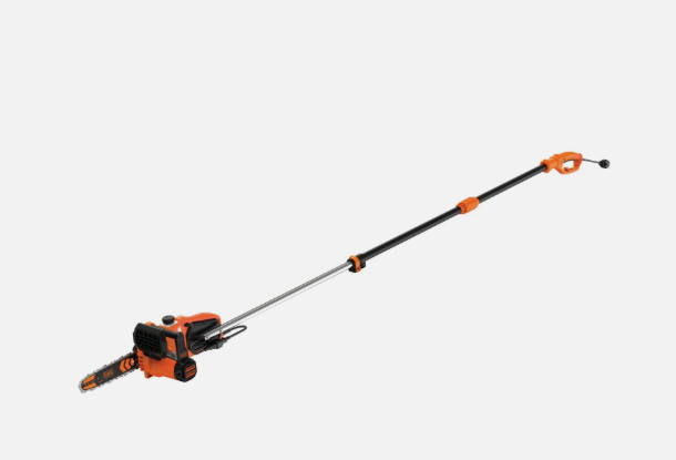BLACK+DECKER 8 Amp 10 in. 2-In-1 Electric Pole Chainsaw NEW (BOX IS DAMAGED)