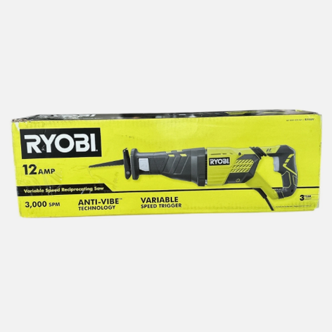 Ryobi RJ186V 12 AMP Variable Speed Reciprocating Saw USED