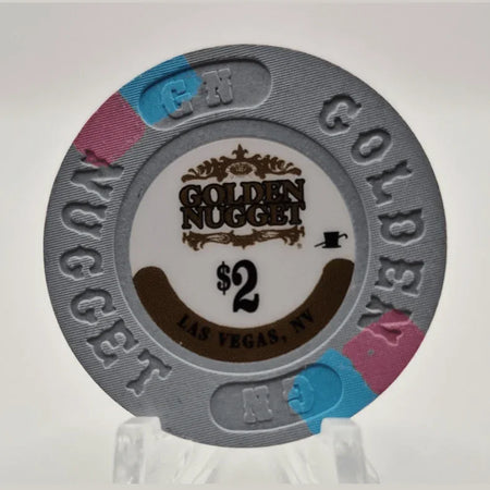 $2 Golden Nugget Hotel Casino Las Vegas Nevada Chip