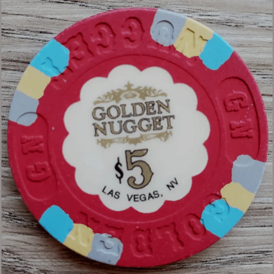 $5 Las Vegas Golden Nugget Casino Chip