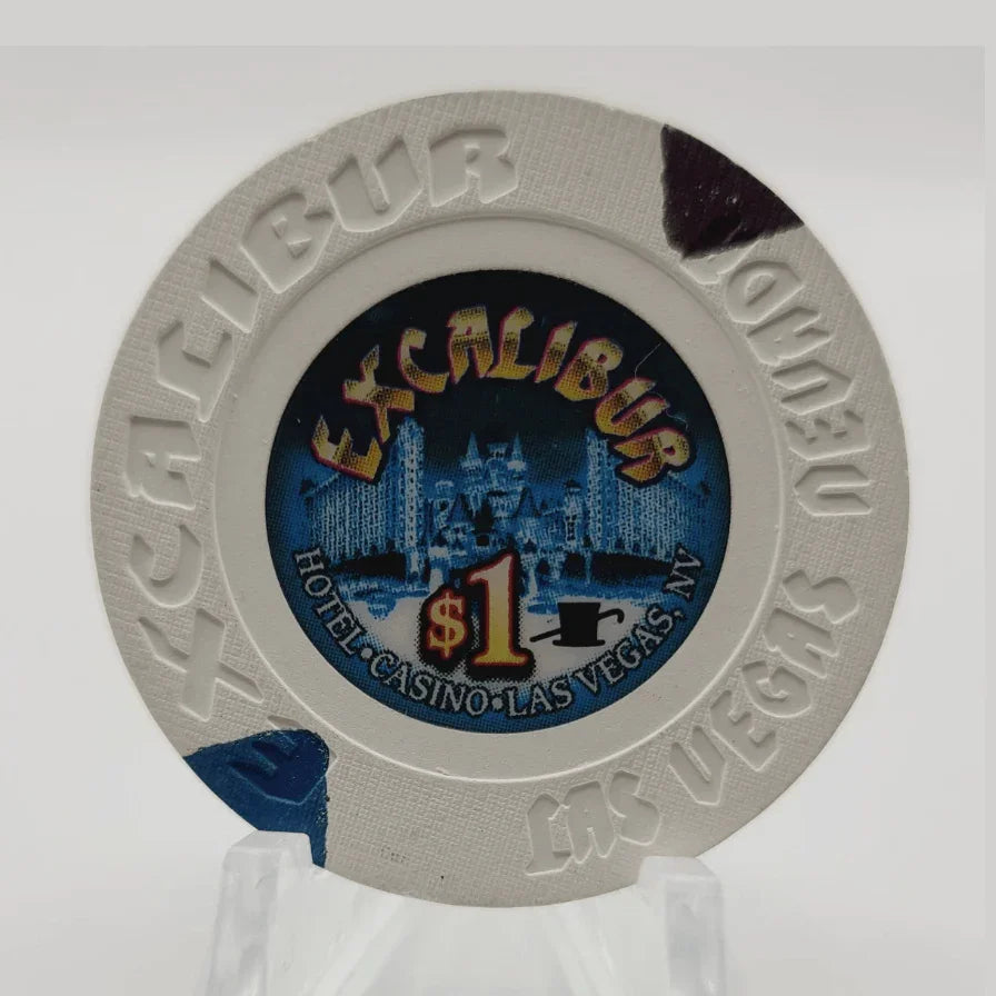 $1 Excalibur Hotel Casino Las Vegas Nevada $1 Casino Chip