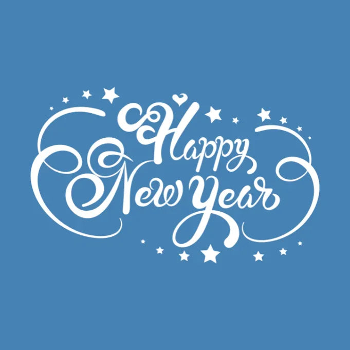 Happy New Year Vinyl Sticker