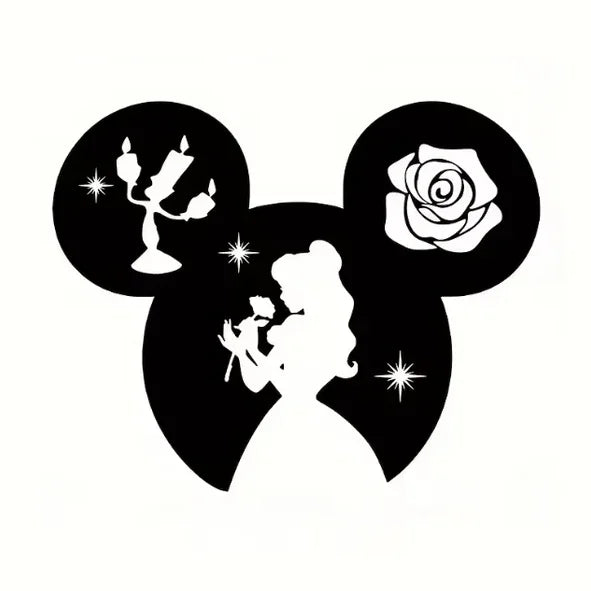 Princess Cutout Vinyl Sticker