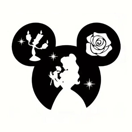 Princess Cutout Vinyl Sticker