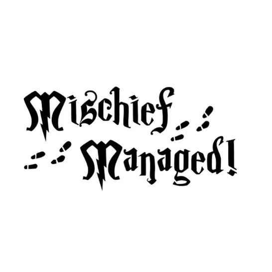 Mischief Managed Potter Inspired Decal Sticker