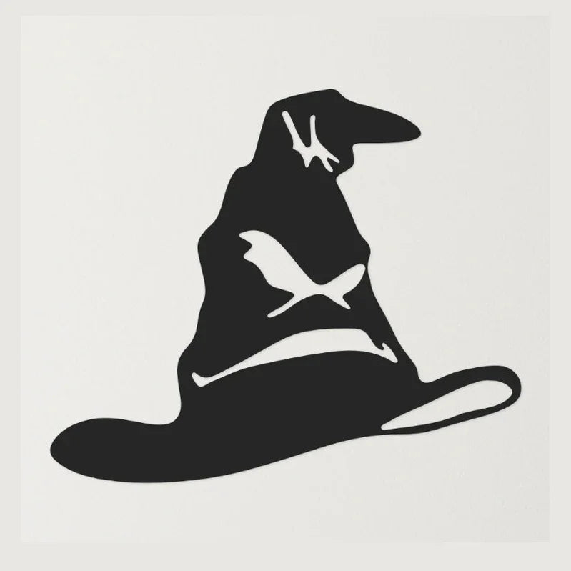 Sorting Hat Decal Window Decal