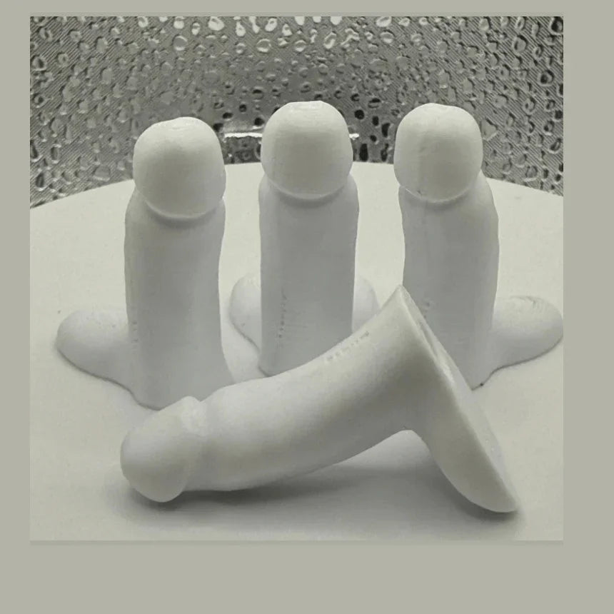 Pack of 4 - 3d printed Novelty Penis/Dick Tire Valve Stem Covers