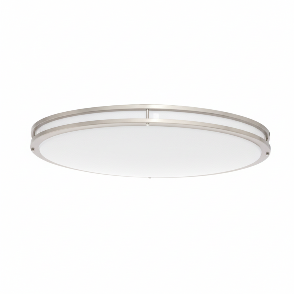 Ceiling light fixture with Energy Star logo on a white background