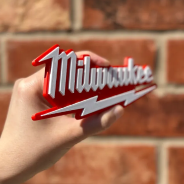 3D Printed Milwaukee logo Small / Large