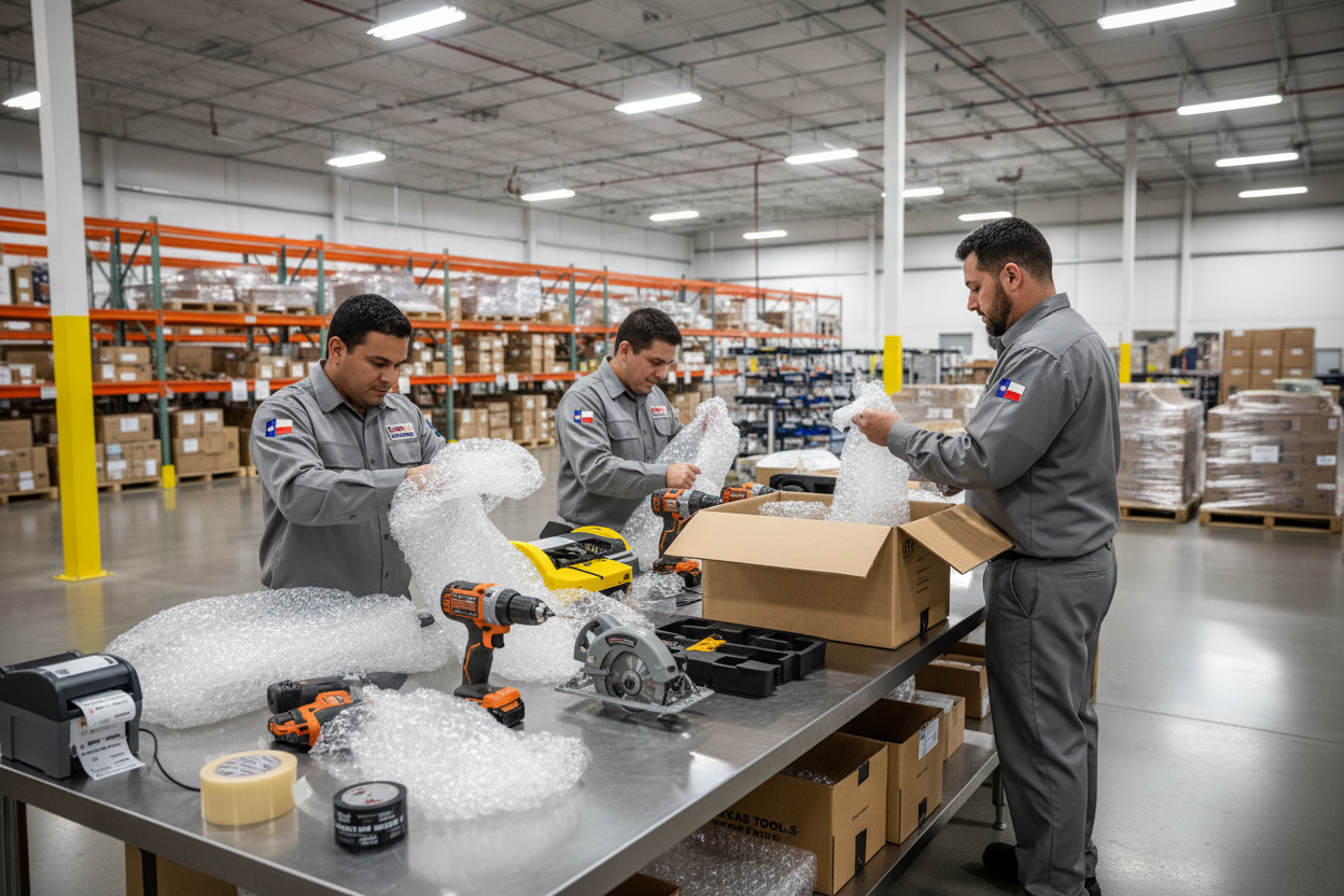 Careful packaging process