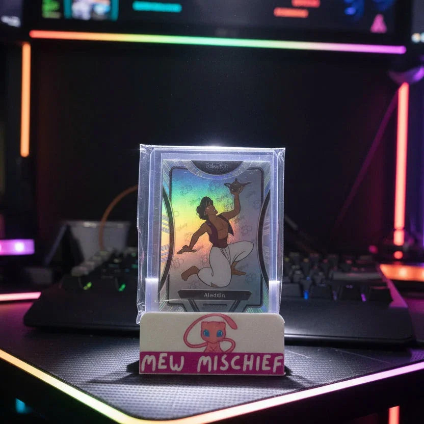 Adjustable Custom Logo Stands fits all size cards