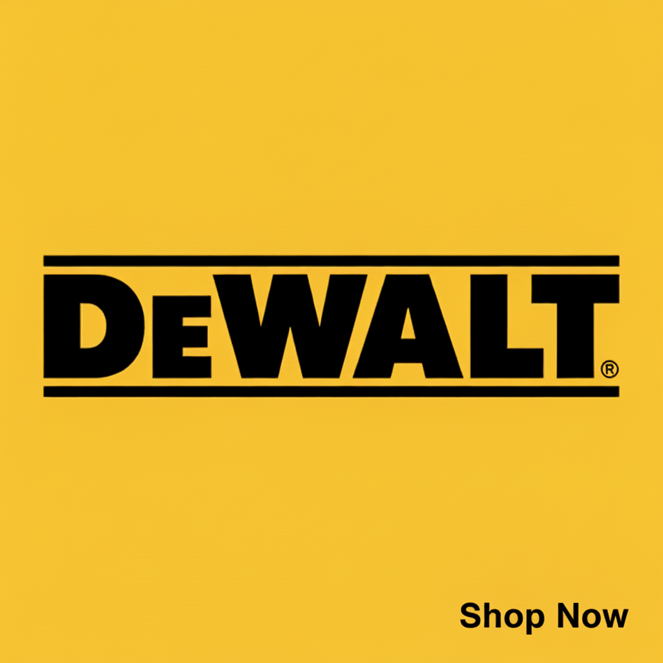 DeWalt Logo with Shop Now 60pt