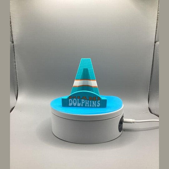3D printed Miami Dolphins Card Stand