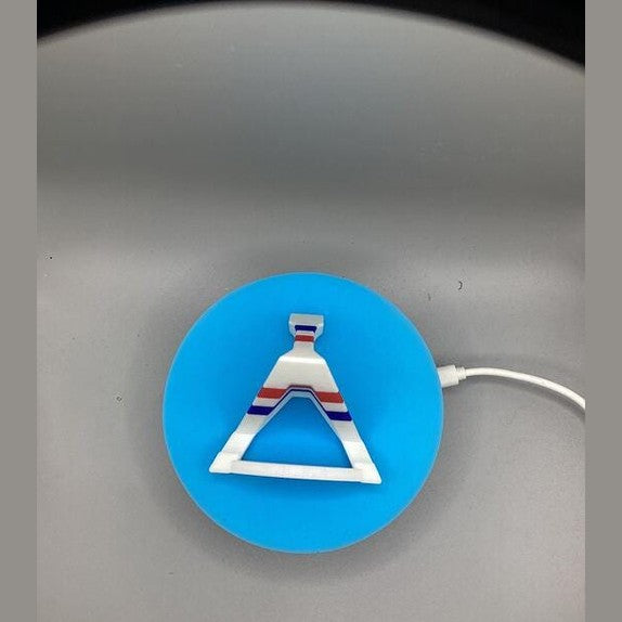 3D Printed Philadelphia 76ers Card Stand.
