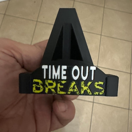 3D Printed Bleacher Card Display System / 8 Removable TEXT card stands - Show off the hits!