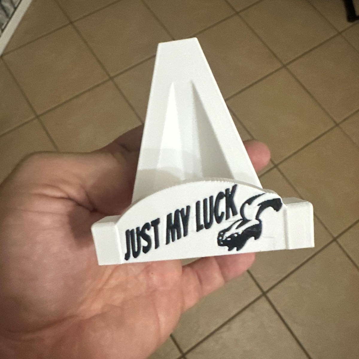 3D Printed Bleacher Card Display System / 8 Removable LOGO card stands BREAKERS delight