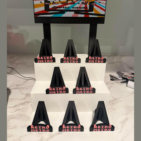 3D Printed Bleacher Multi-Card Display