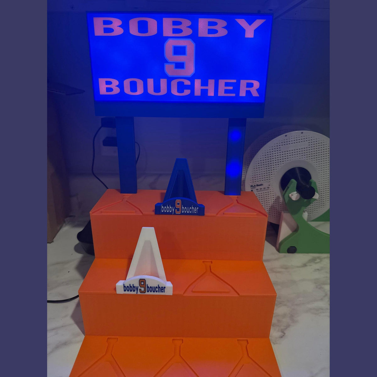 3D Printed Bleacher Multi-Card Display