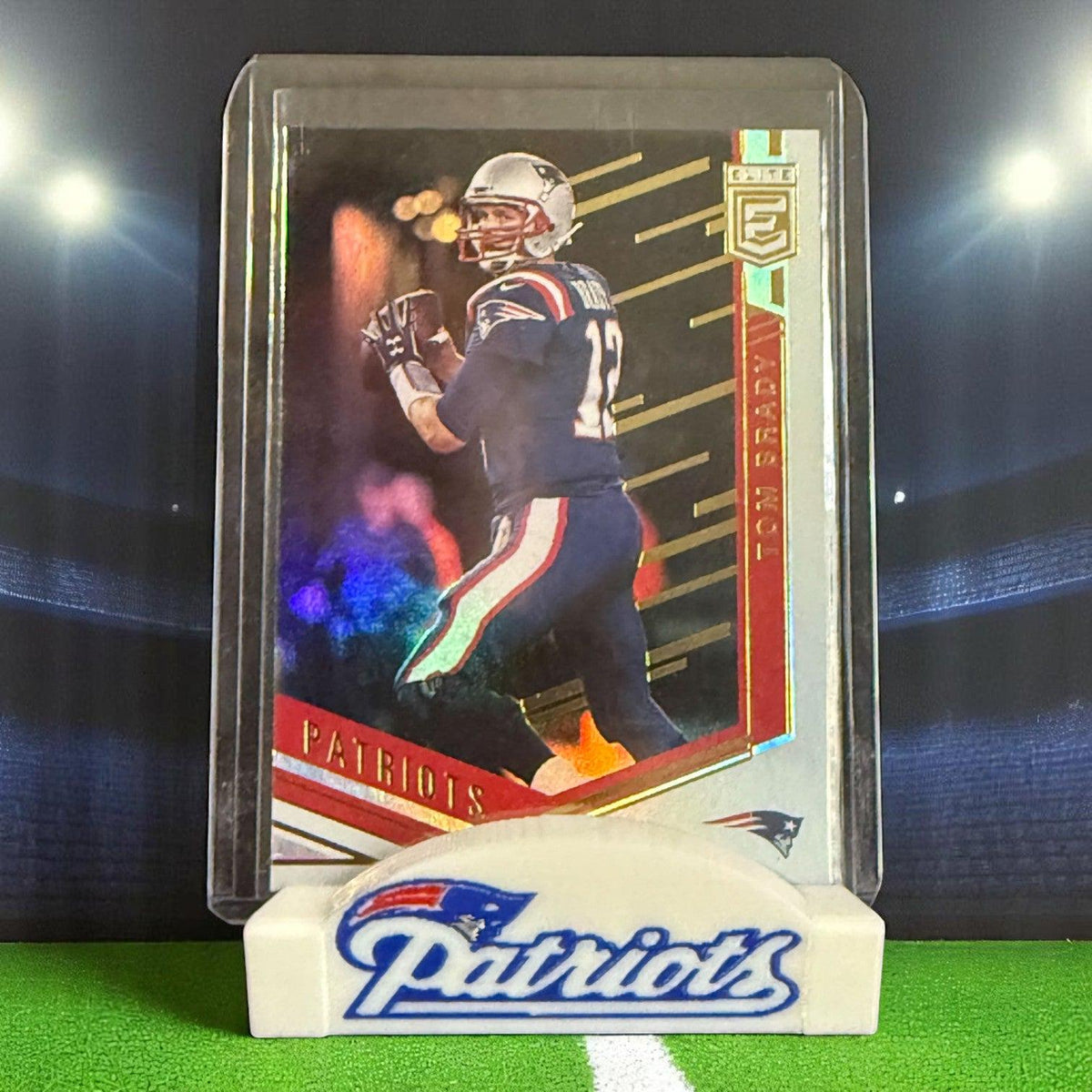 3D printed New England patriots card stand NFL.