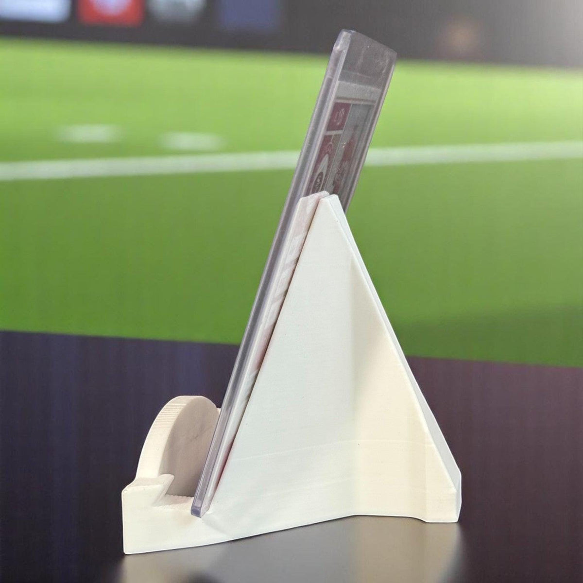 3D printed Miami Dolphins card stand.