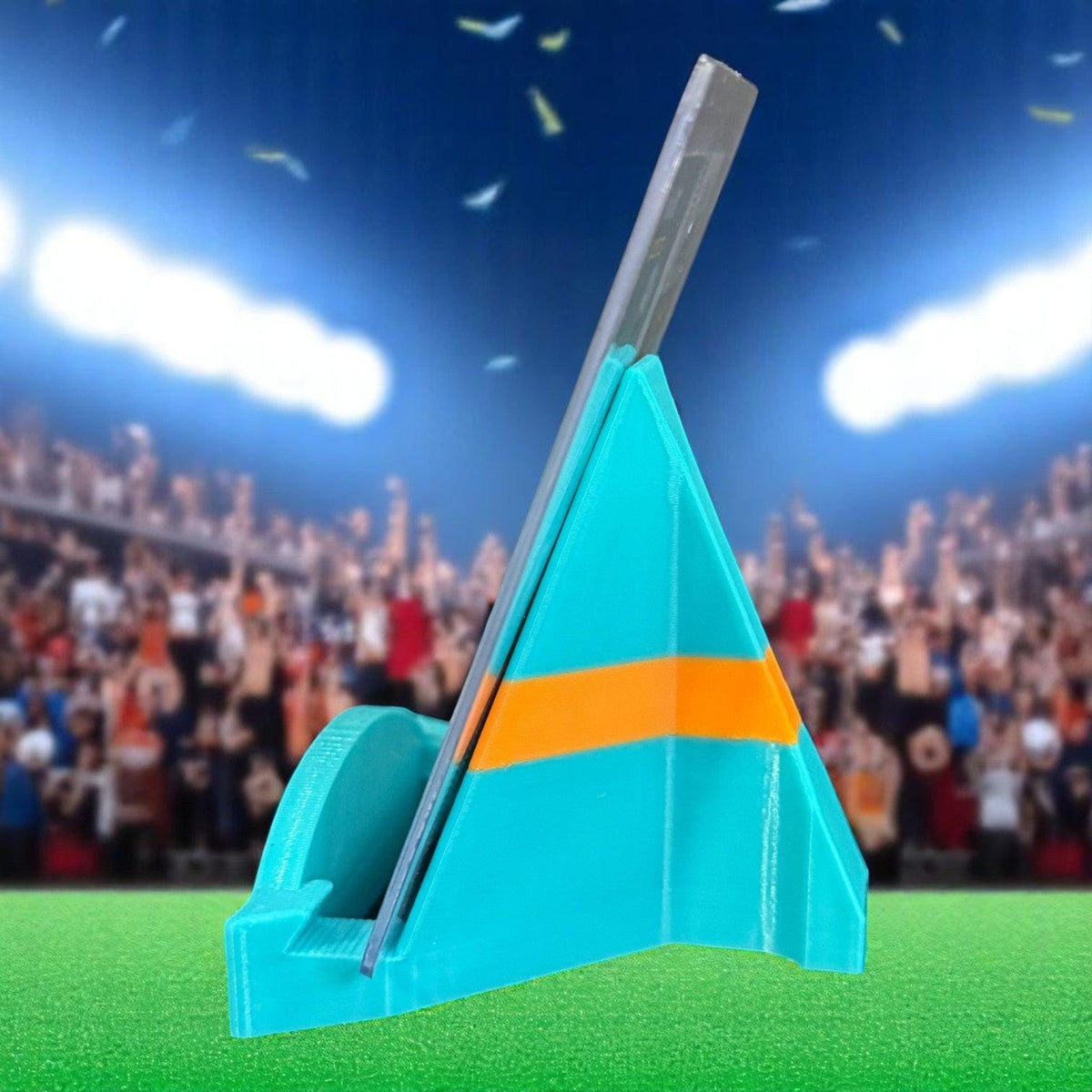 3D printed Miami Dolphins card stand.