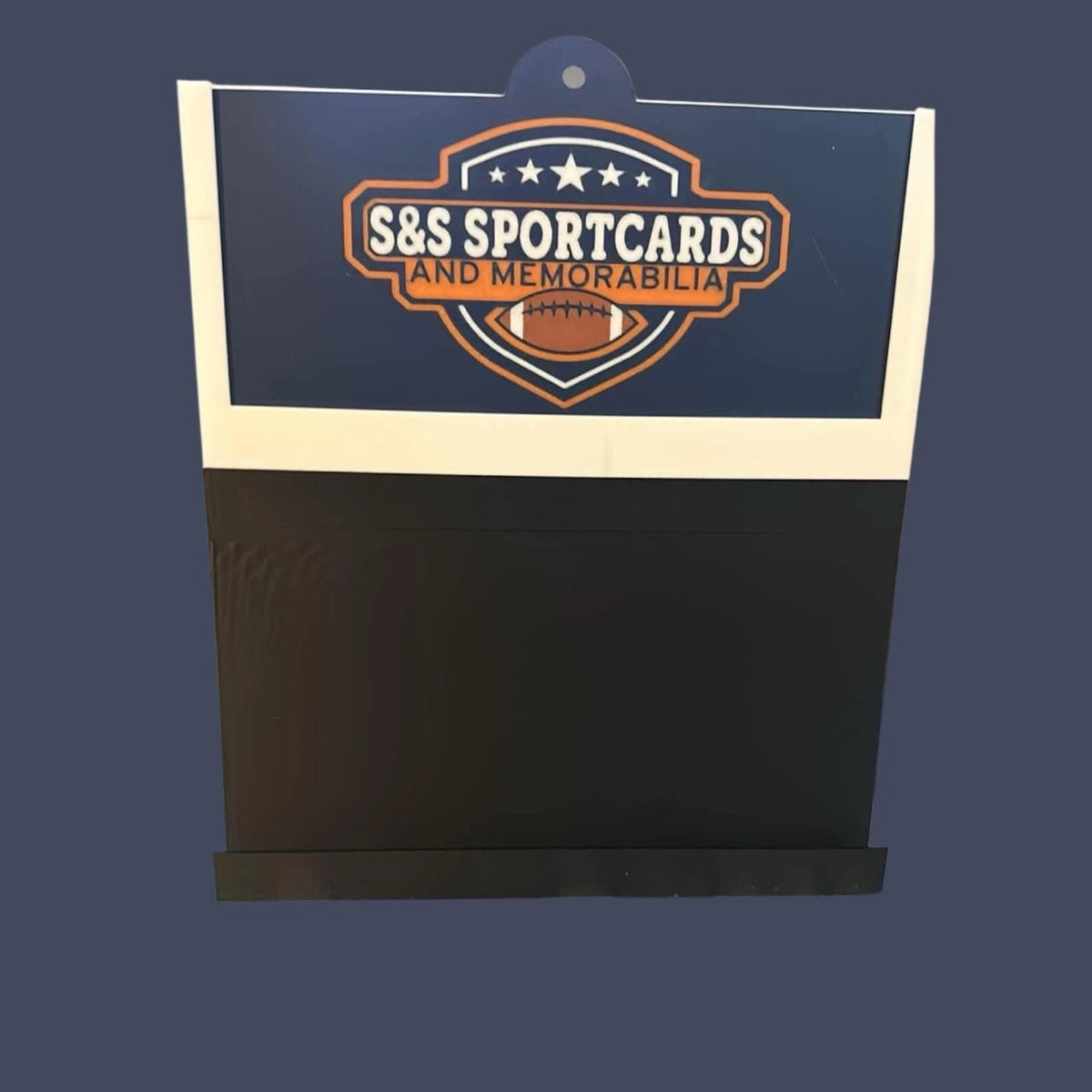 3D Printed Stadium Card Display System with Logo Plate.