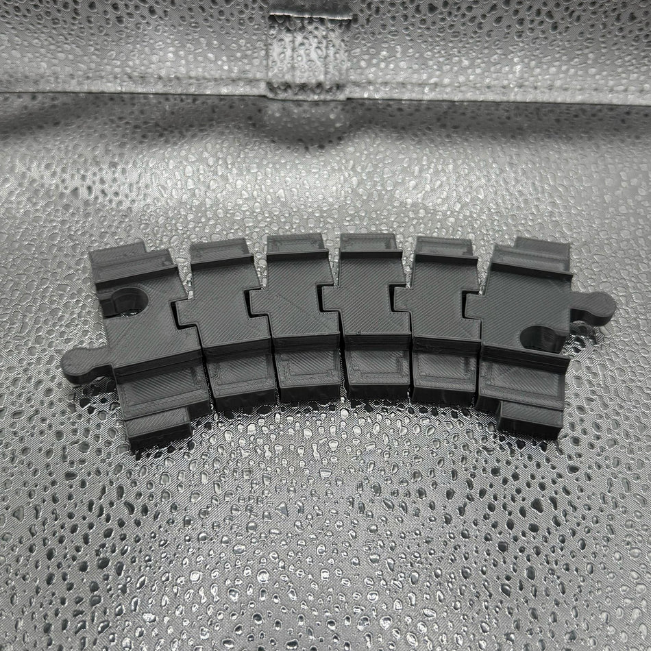 3D Printed Easy Turn Train Tracks- Keep on chuggin' !.