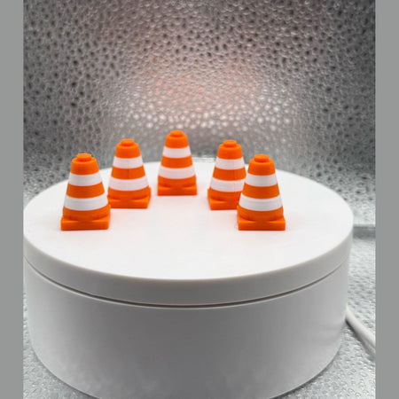 3D Printed Lego Inspired Traffic Cones (pack of 5) - Add some life to your next project!.