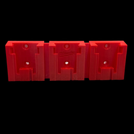 3D Printed Milwaukee M18 Battery Holder - No more scattered batteries!.