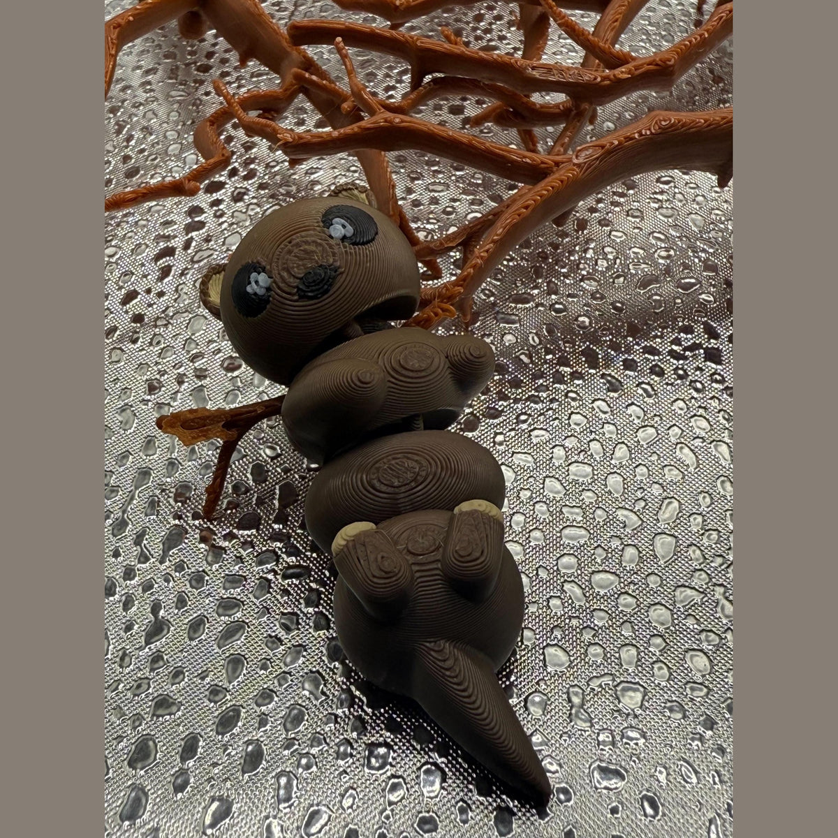 3D Printed Articulated Otter - It's otterly adorable!.