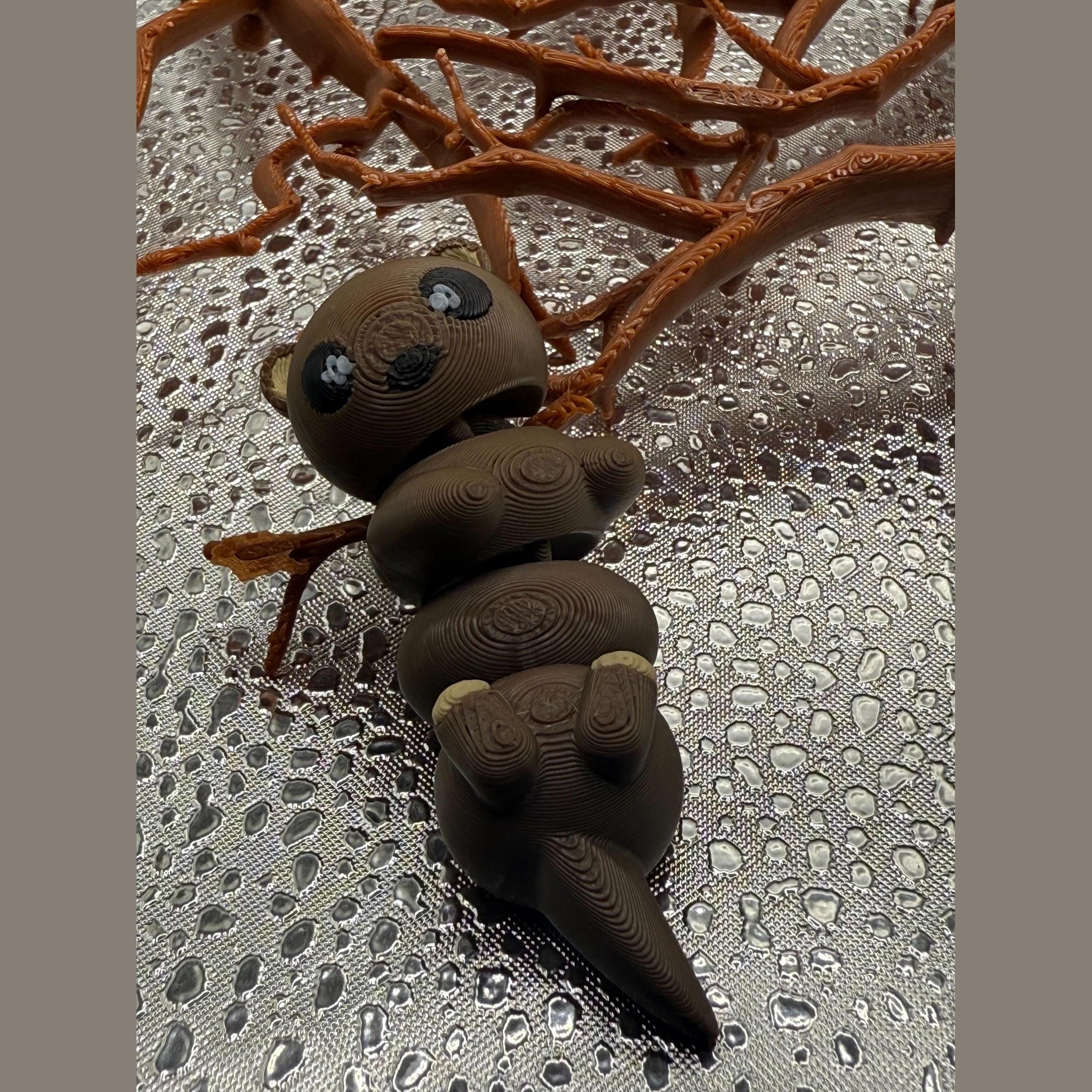 3D Printed Articulated Otter - It's otterly adorable!.