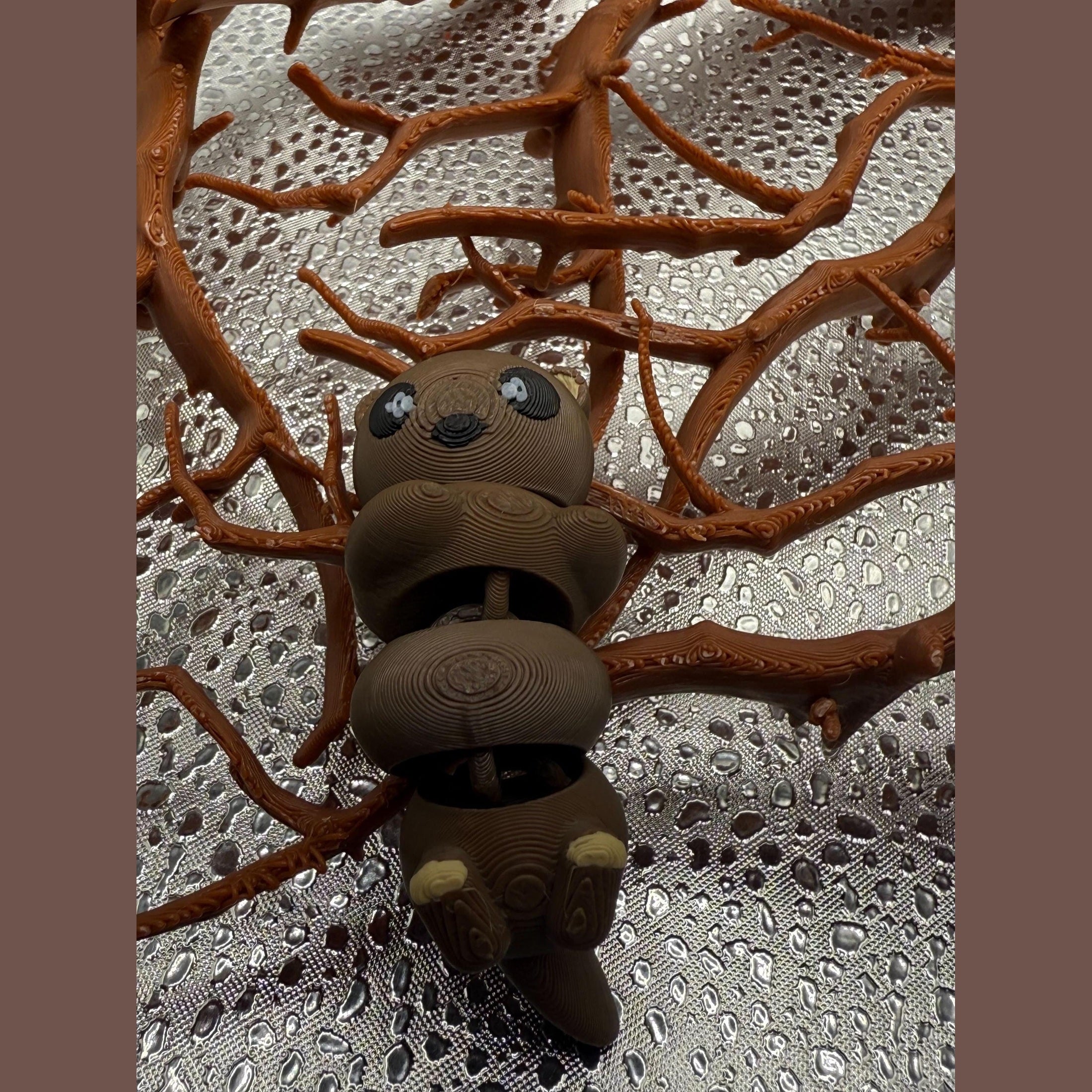 3D Printed Articulated Otter - It's otterly adorable!.